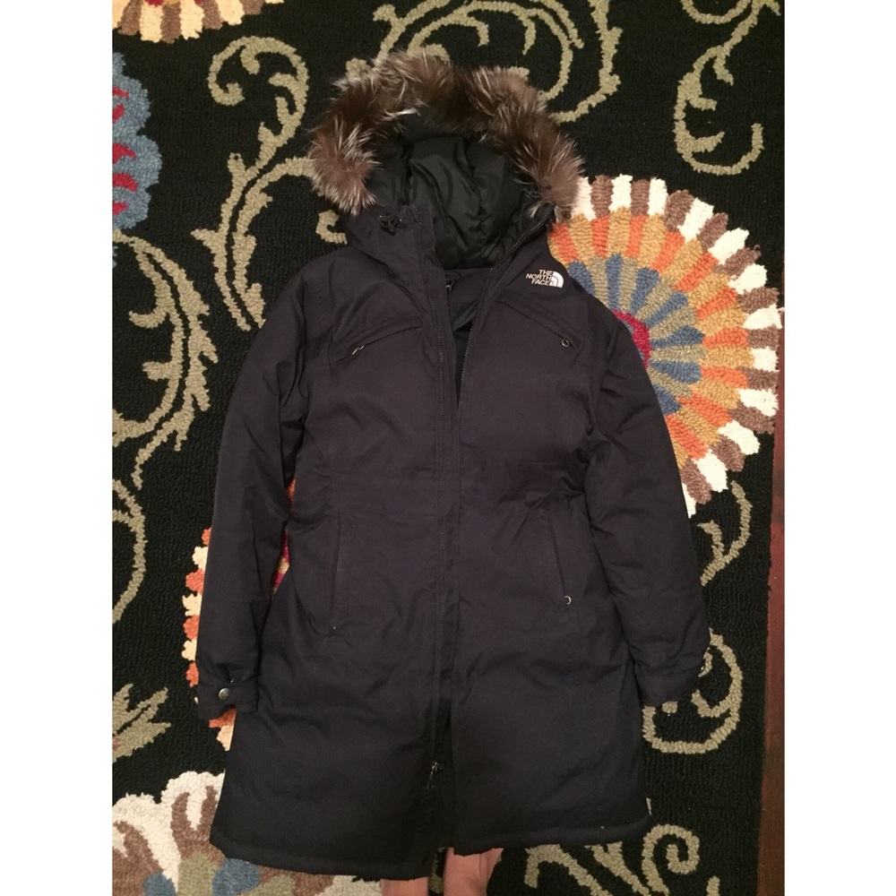 The North Face | Down Puffer Long Coat + Real Fur